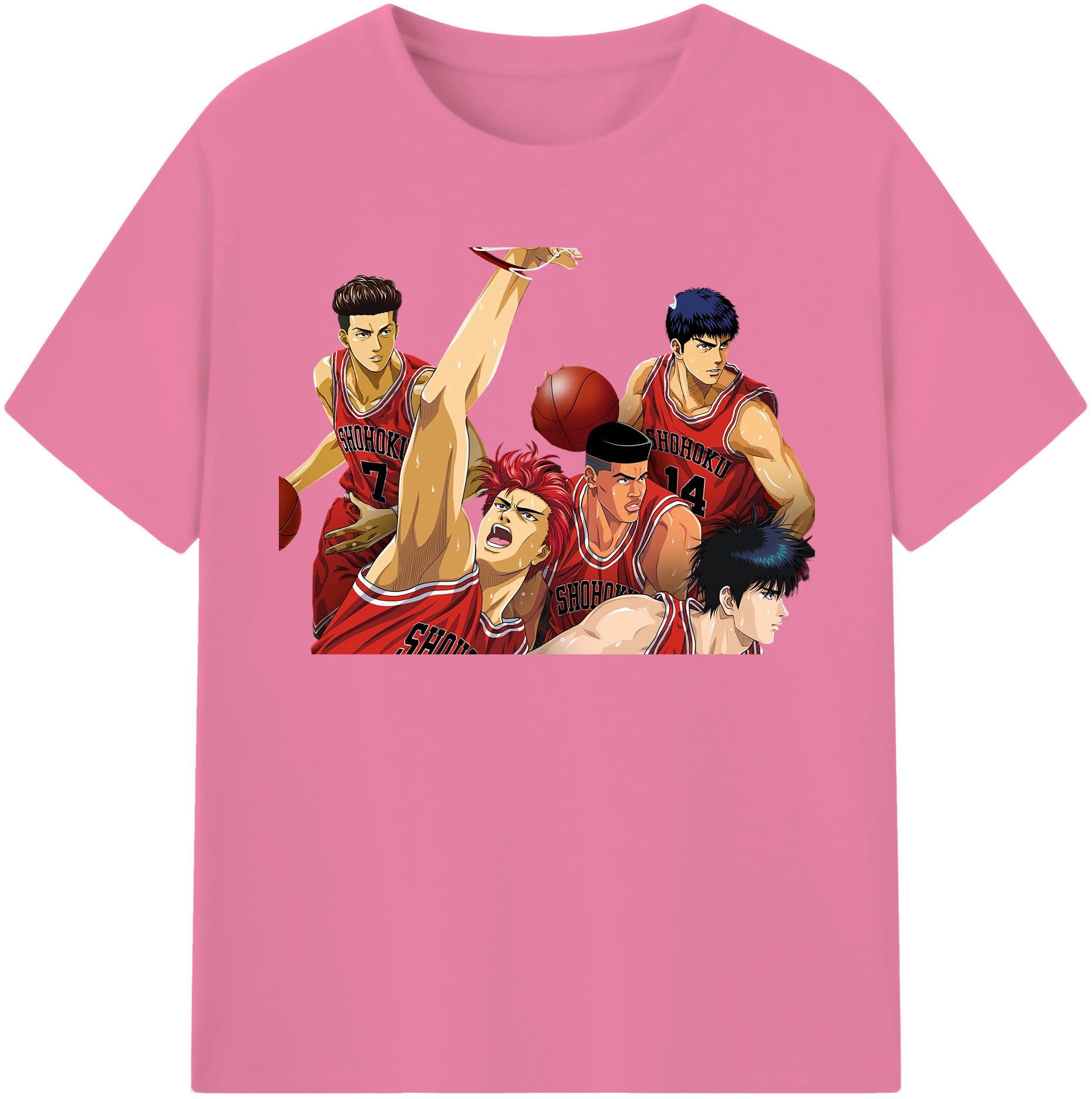 （画像用） SLAM DUNK／スラムダンク 綿100％半袖Tシャツ（フロントプリント）
